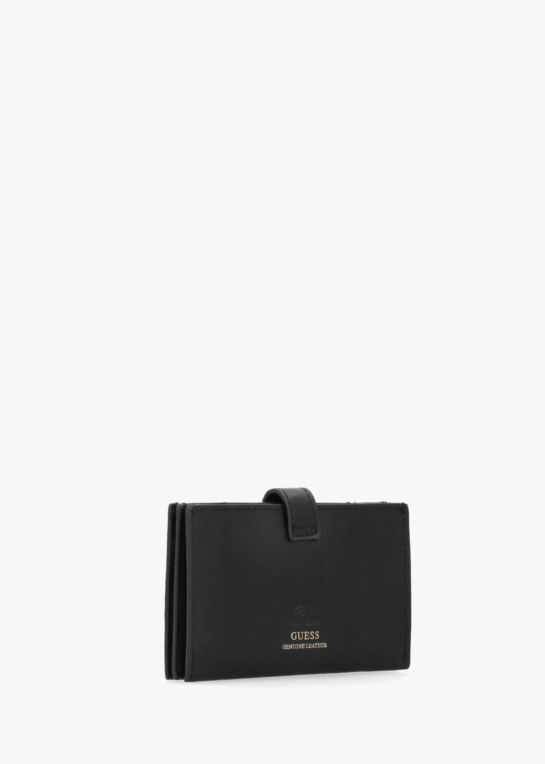 G Logo Black Leather Card Case