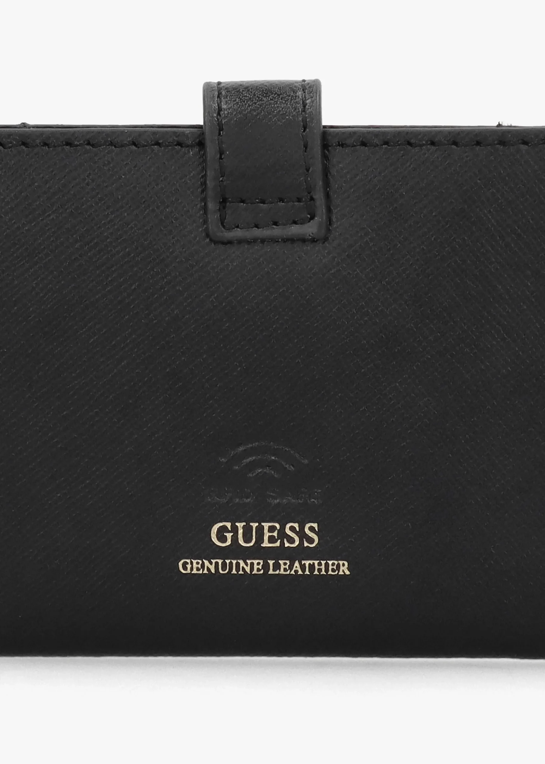 G Logo Black Leather Card Case
