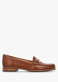 Galtro Tan Smooth Leather Snaffle Loafers