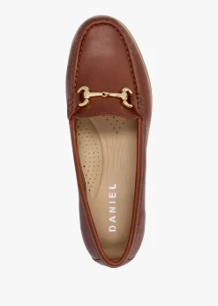 Galtro Tan Smooth Leather Snaffle Loafers