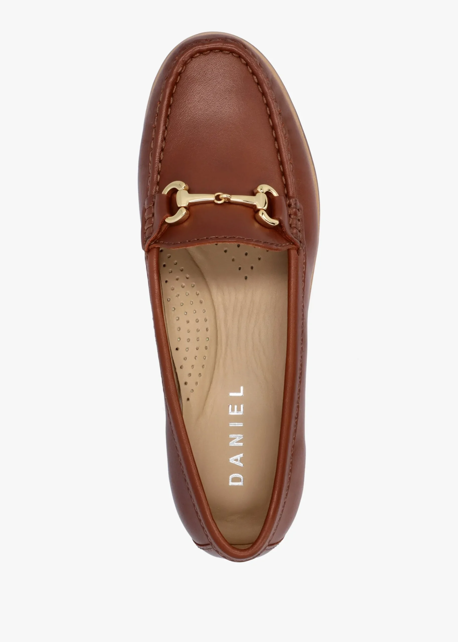 Galtro Tan Smooth Leather Snaffle Loafers