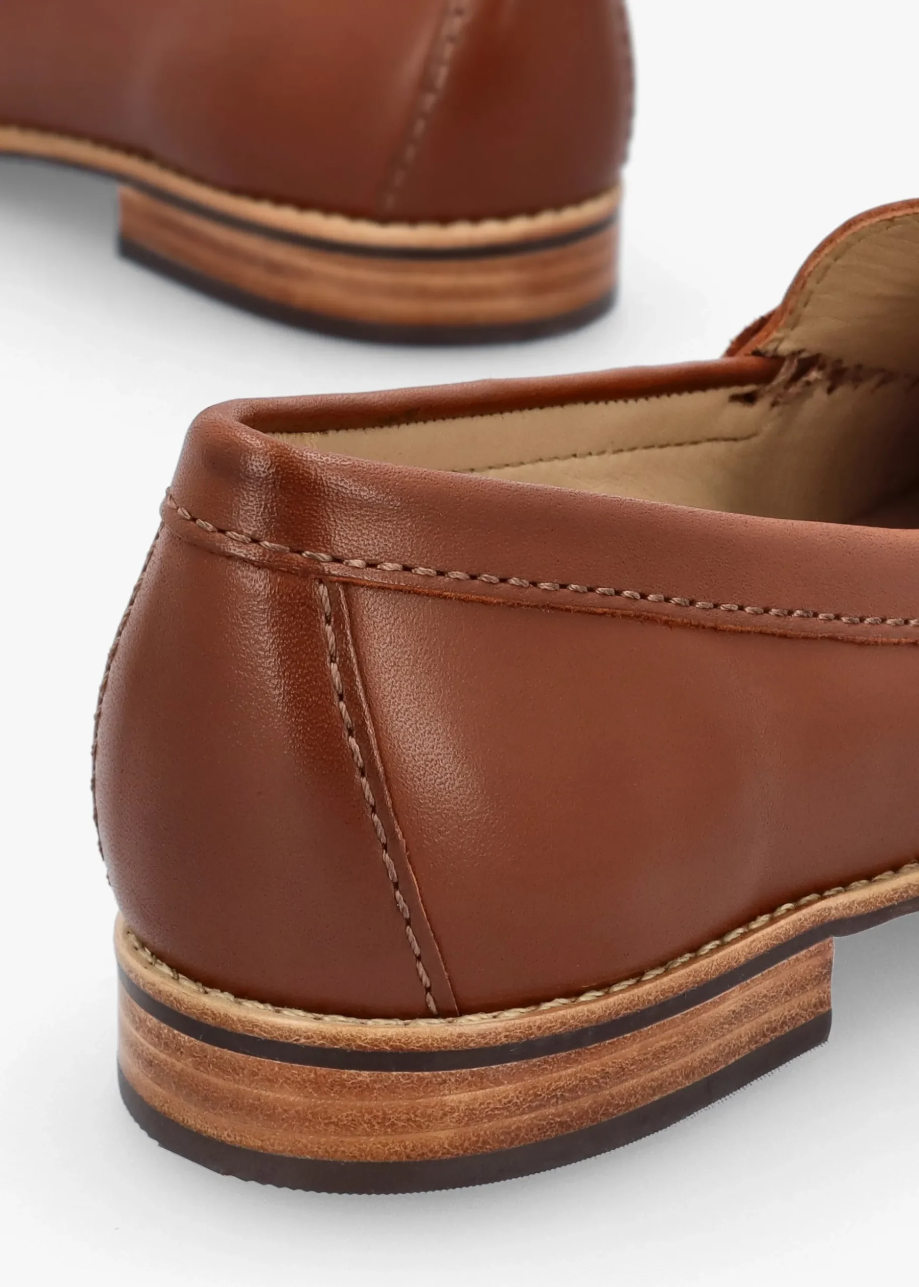 Galtro Tan Smooth Leather Snaffle Loafers