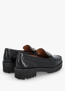 Garrera Black Patent Leather Chunky Loafers