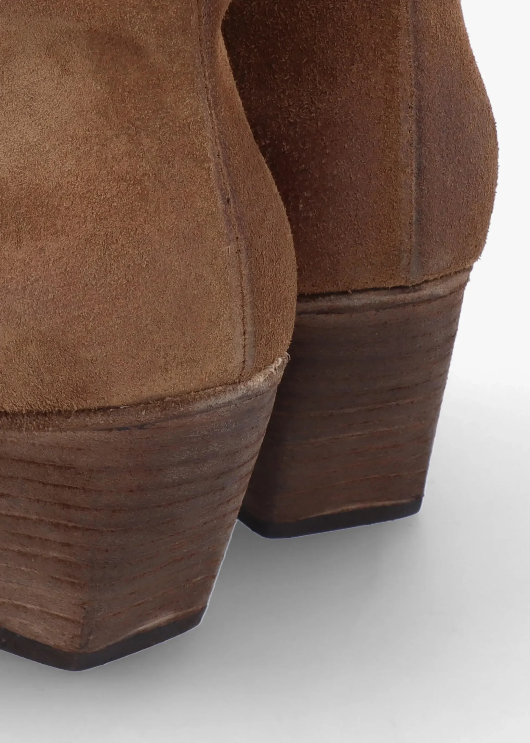 Genesis Tan Leather Western Calf Boots