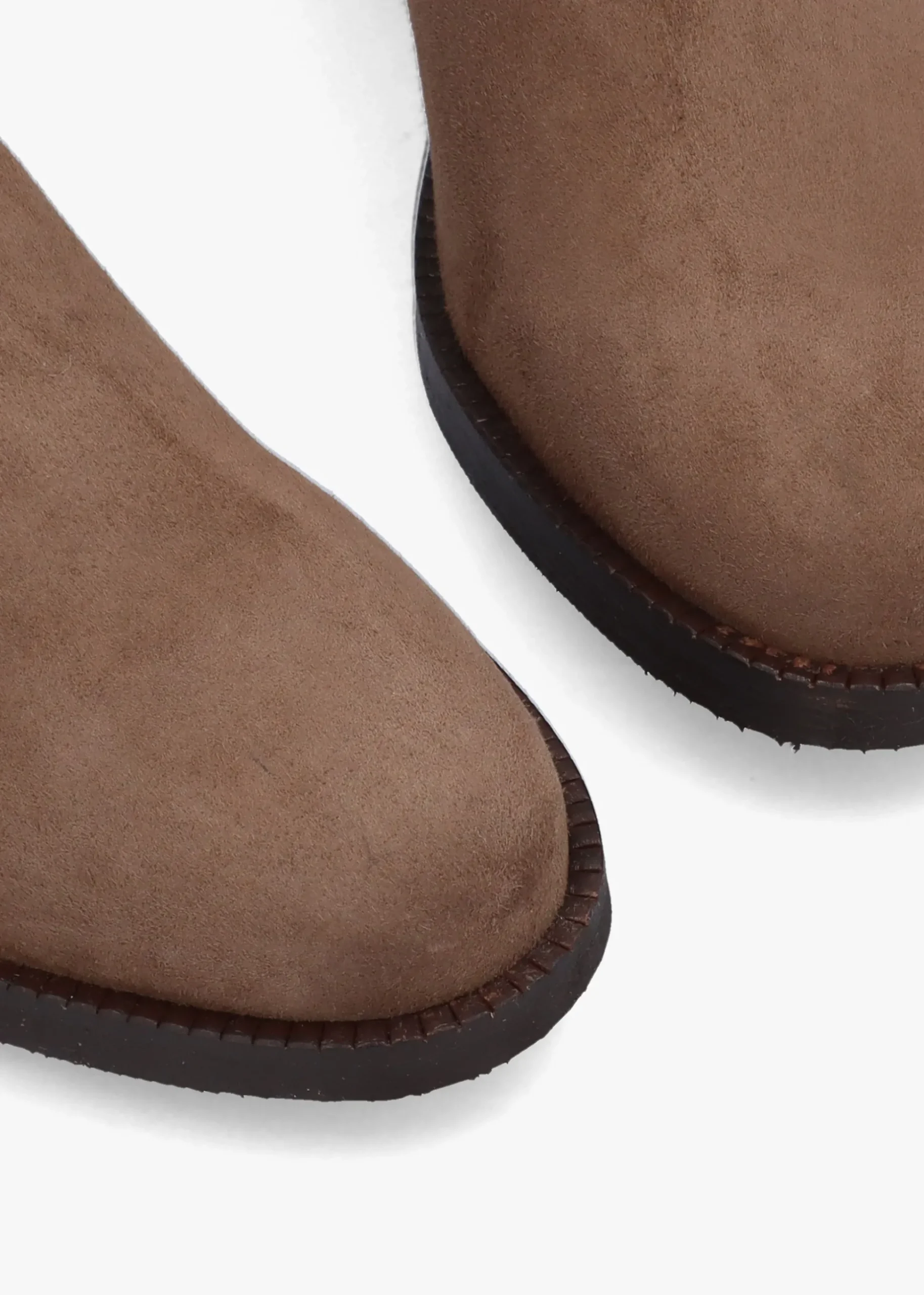 Giselle Taupe Suede Over The Knee Boots