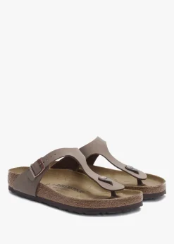 Gizeh Birko-Flor Mocca Toe Post Sandals