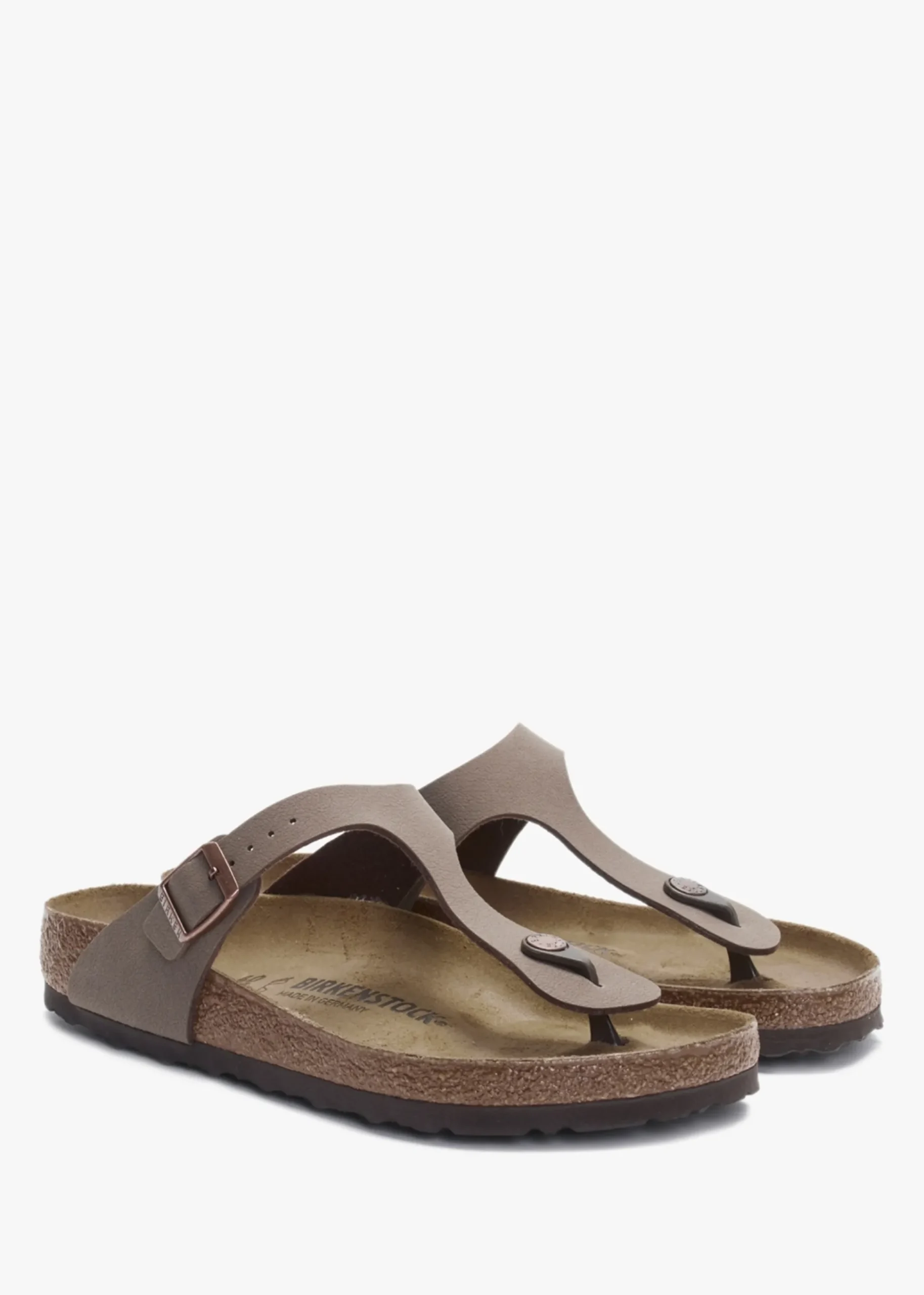 Gizeh Birko-Flor Mocca Toe Post Sandals