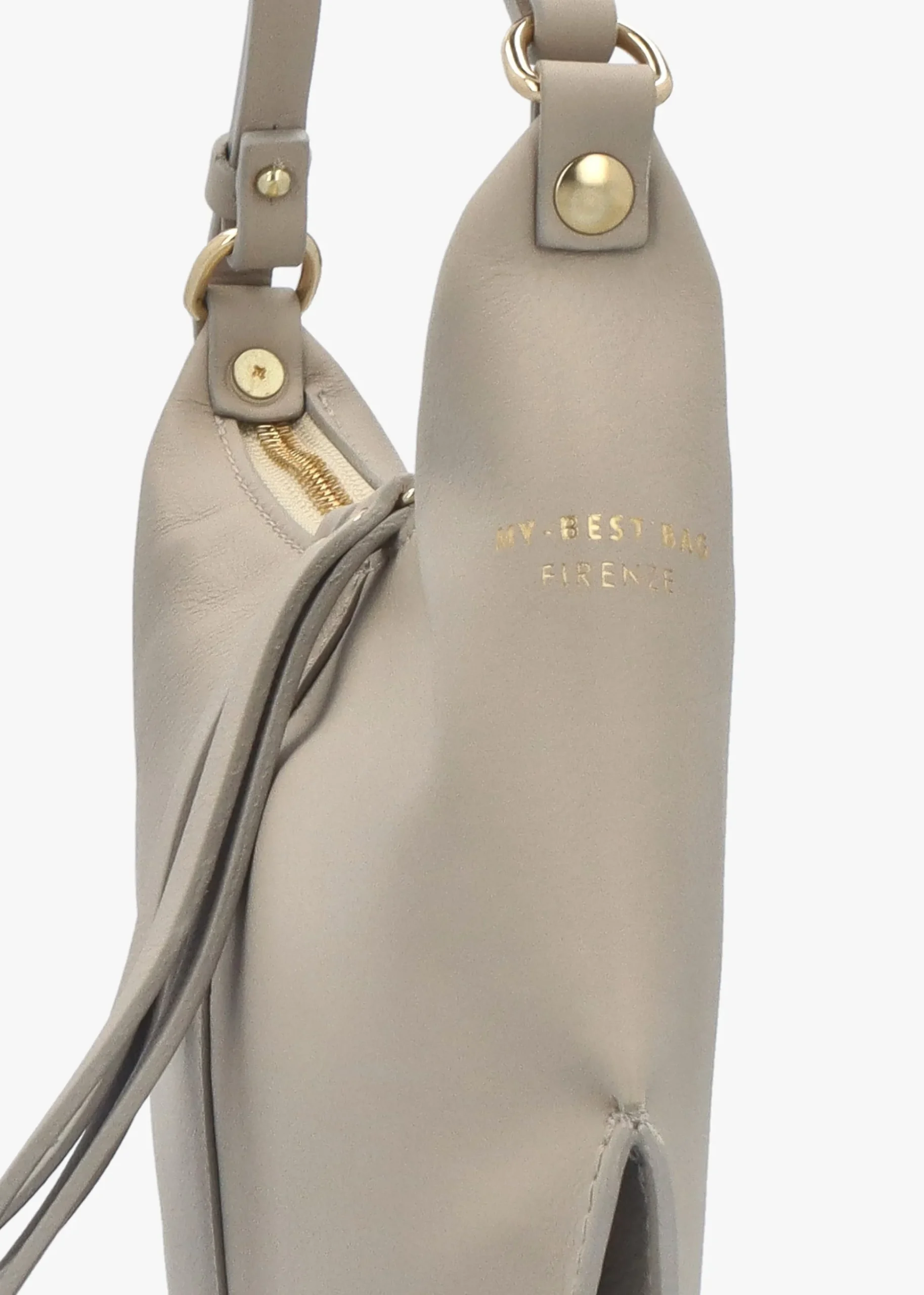 Granite Leather Shoulder Bag