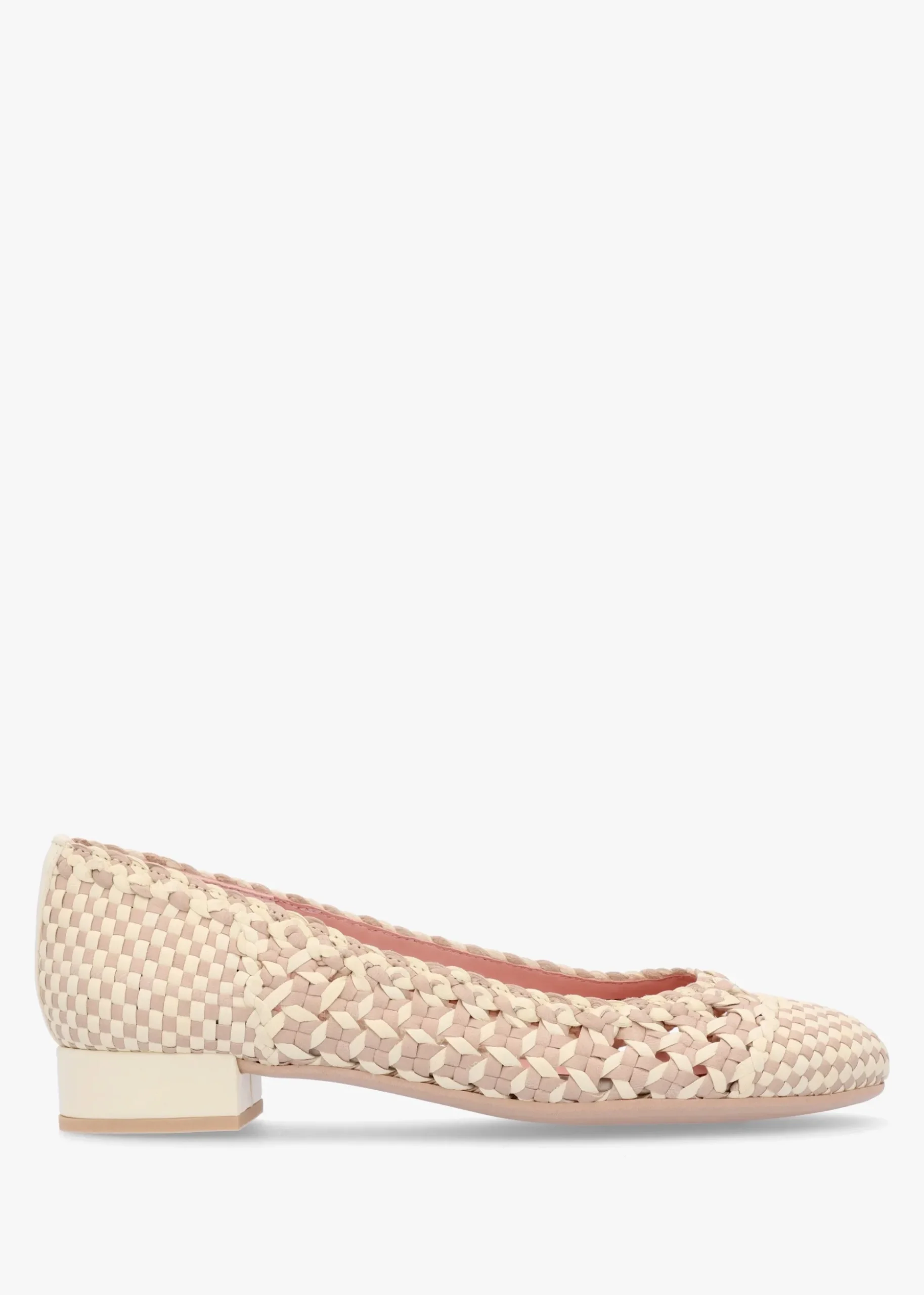 Gretschen Multicoloured Woven Leather Ballerina Pumps