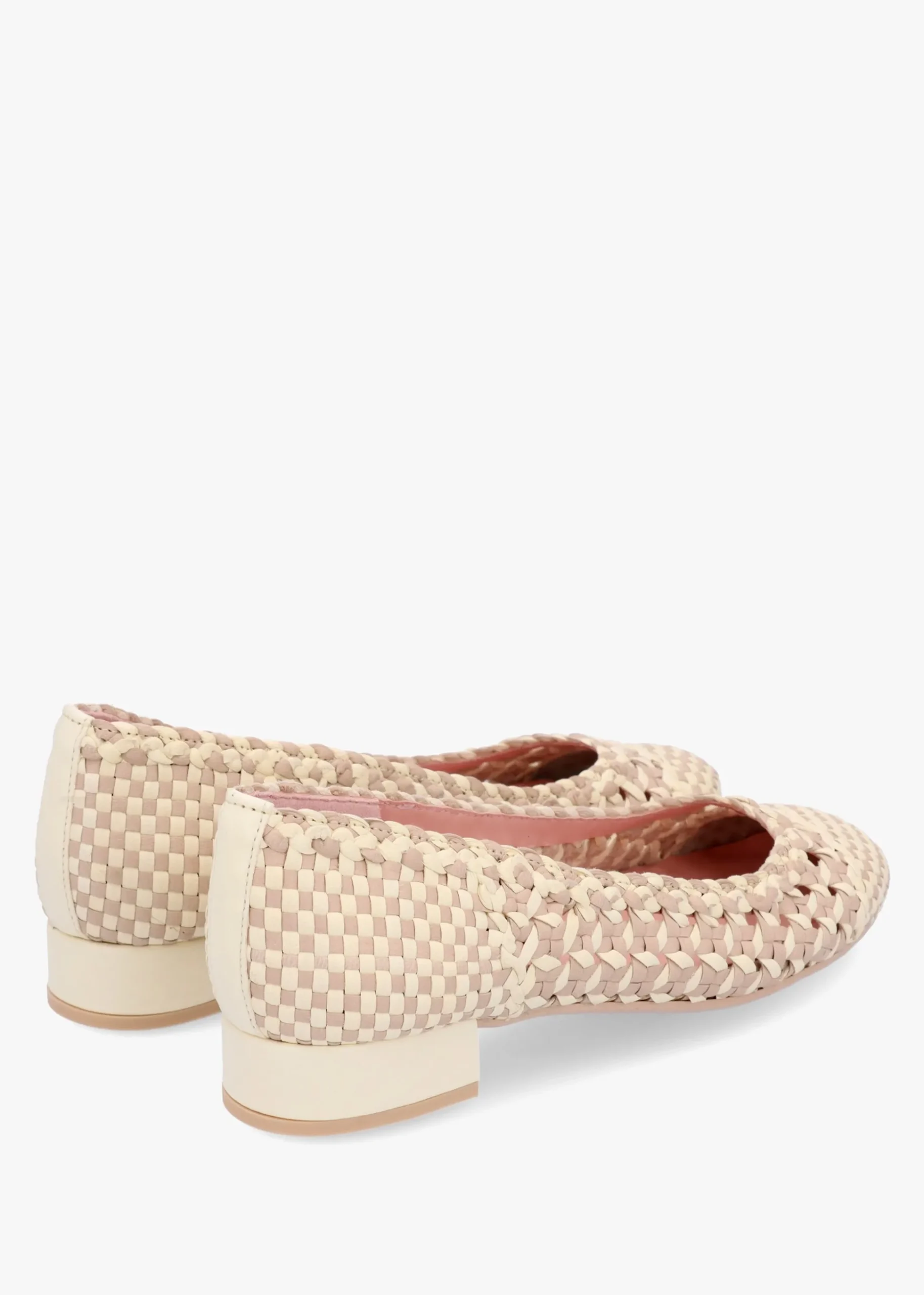 Gretschen Multicoloured Woven Leather Ballerina Pumps