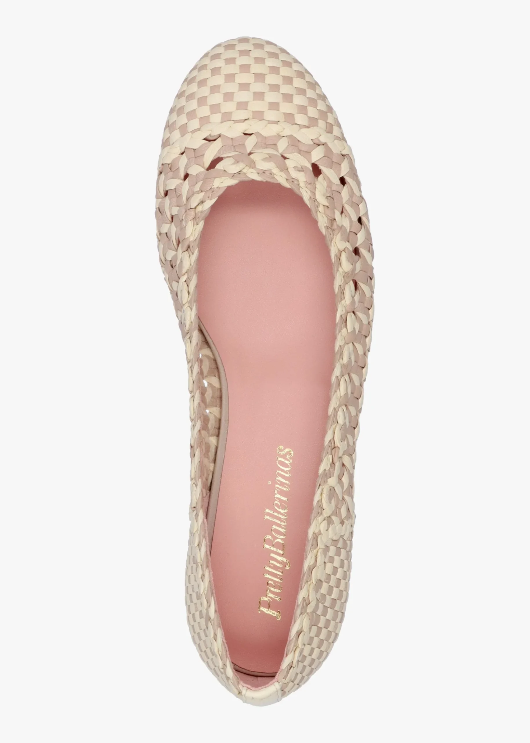Gretschen Multicoloured Woven Leather Ballerina Pumps