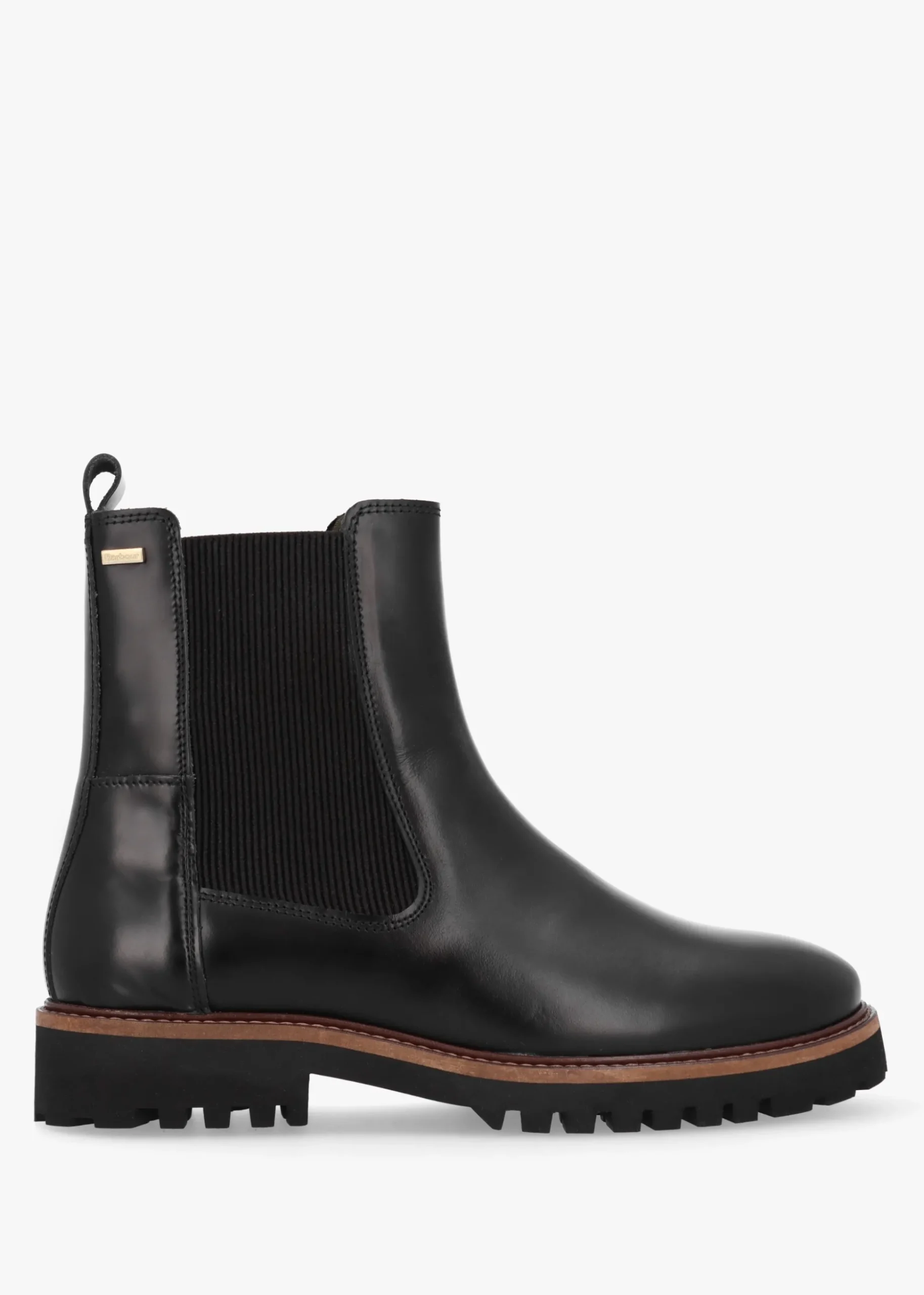 Harmby Black Leather Chelsea Boots