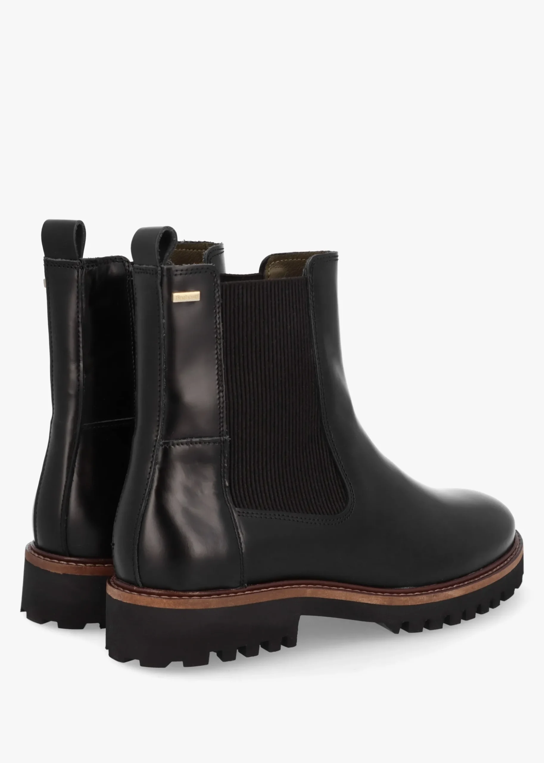 Harmby Black Leather Chelsea Boots