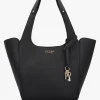 Helina Black Tote Bag