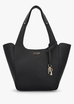 Helina Black Tote Bag