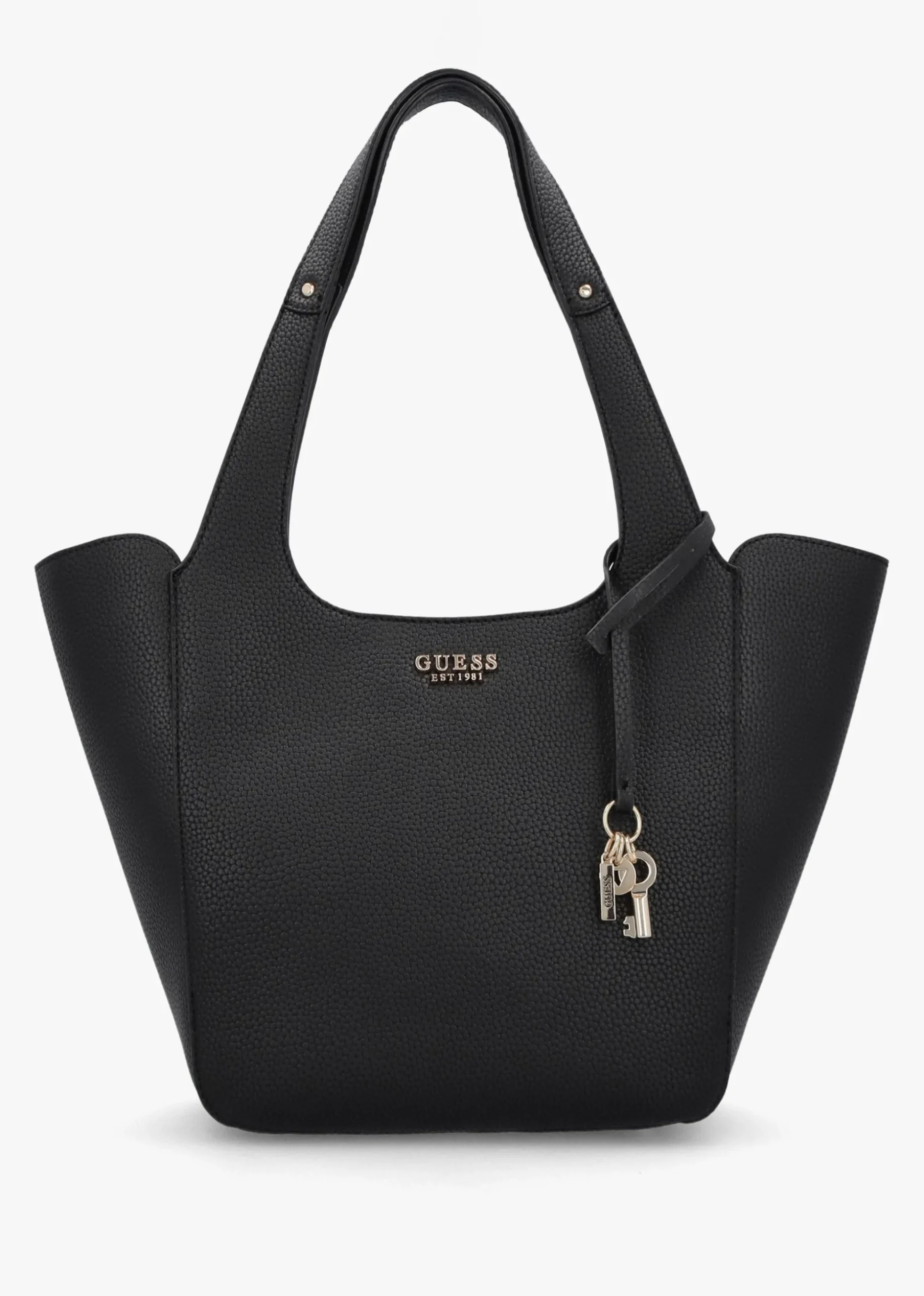 Helina Black Tote Bag