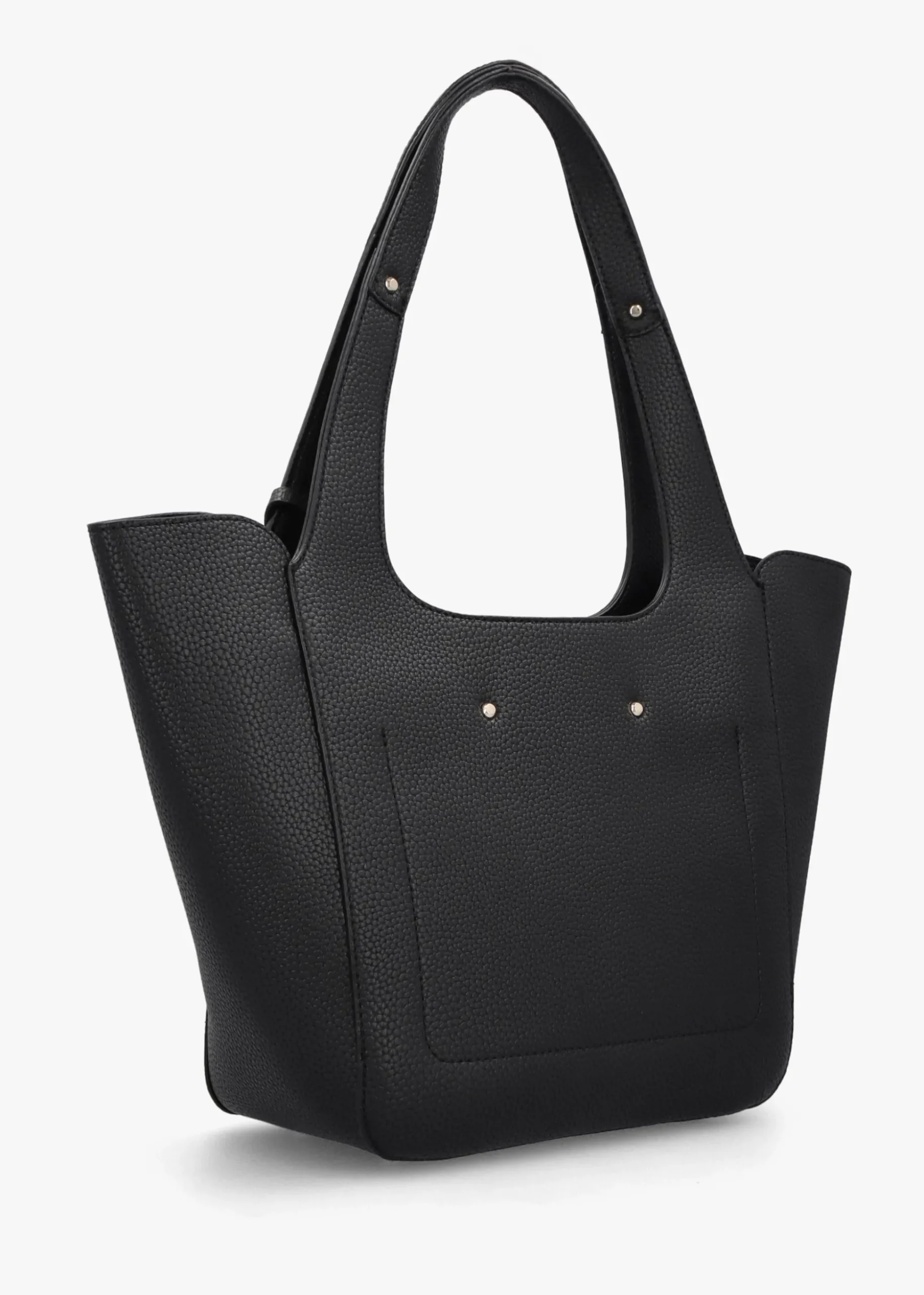 Helina Black Tote Bag
