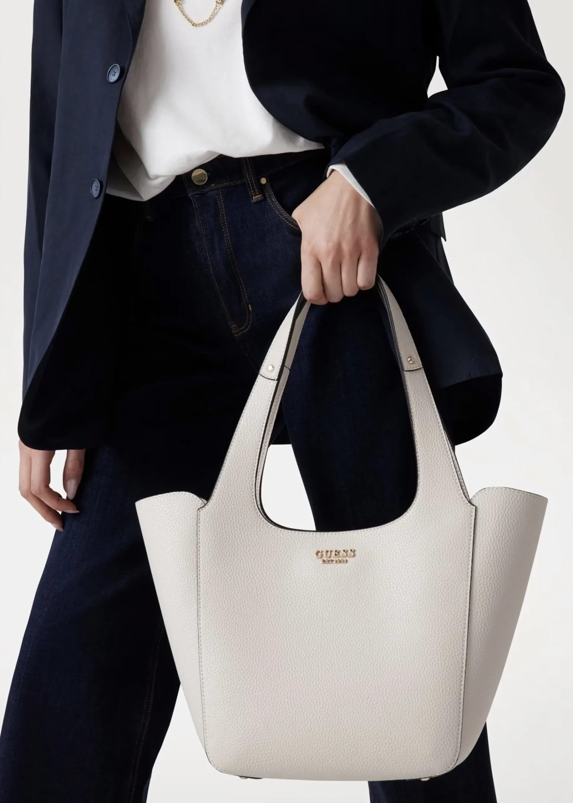 Helina Bone Tote Bag