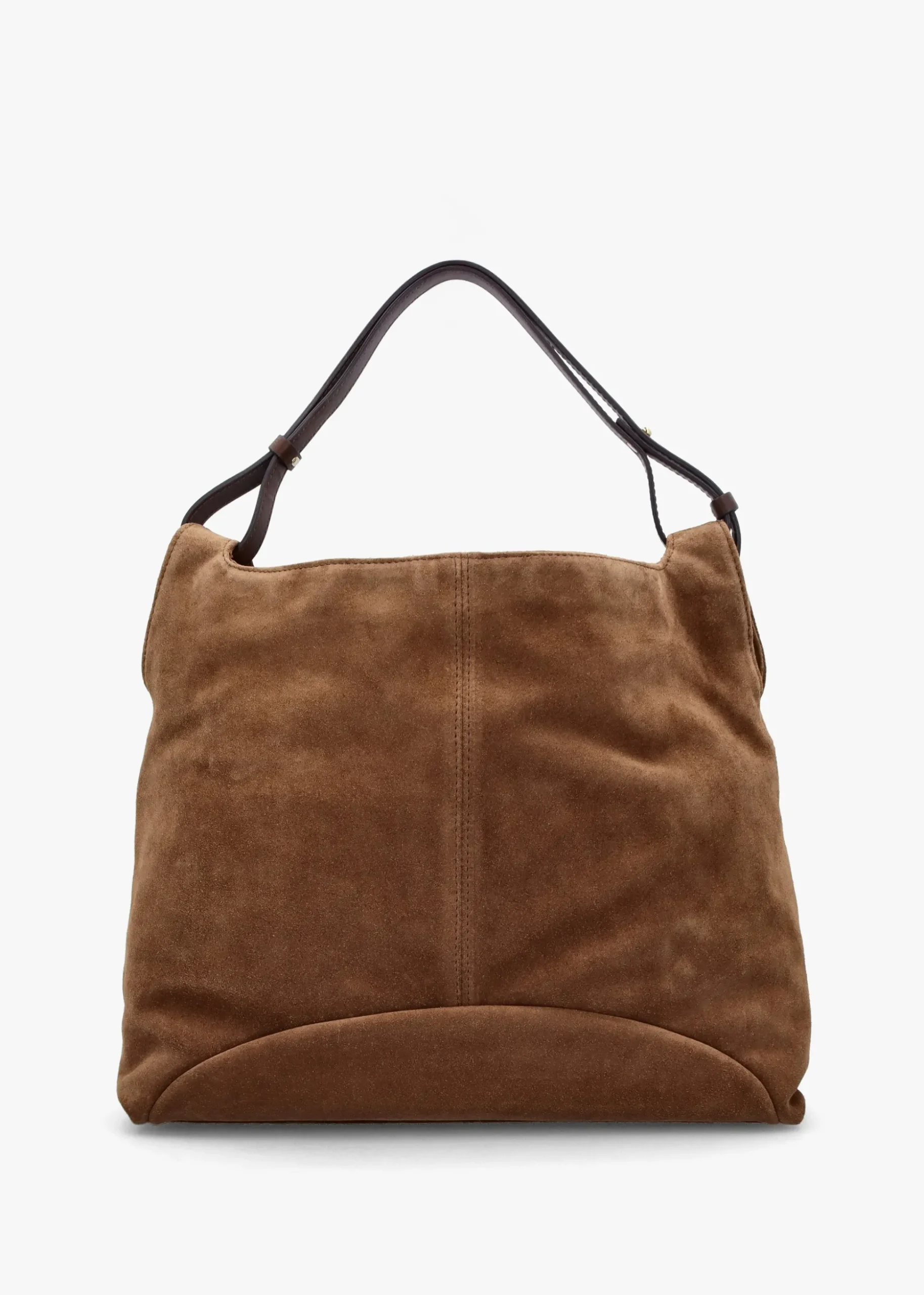 Inhobo Brown Suede Slouchy Hobo Bag
