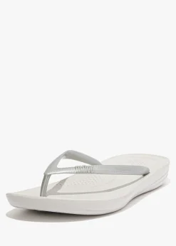 Iqushion Silver Ergonomic Flip Flops
