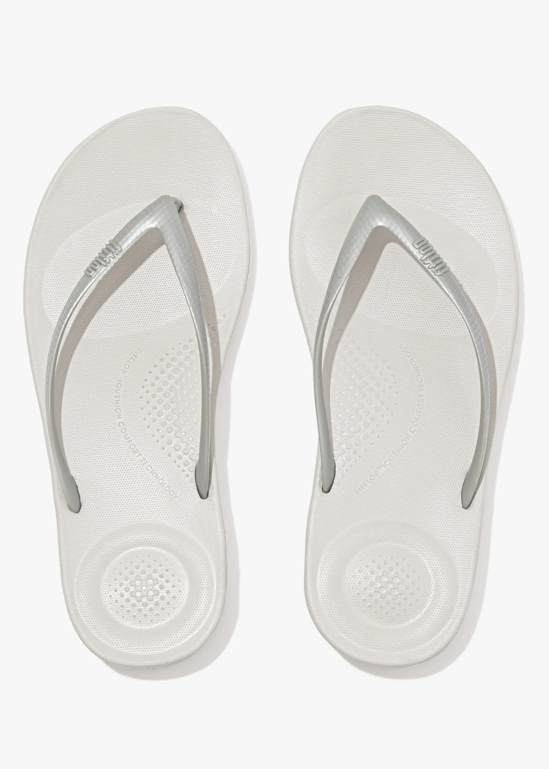 Iqushion Silver Ergonomic Flip Flops