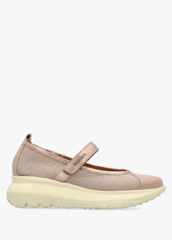 Isaura Nude Sporty Ballerina Pumps