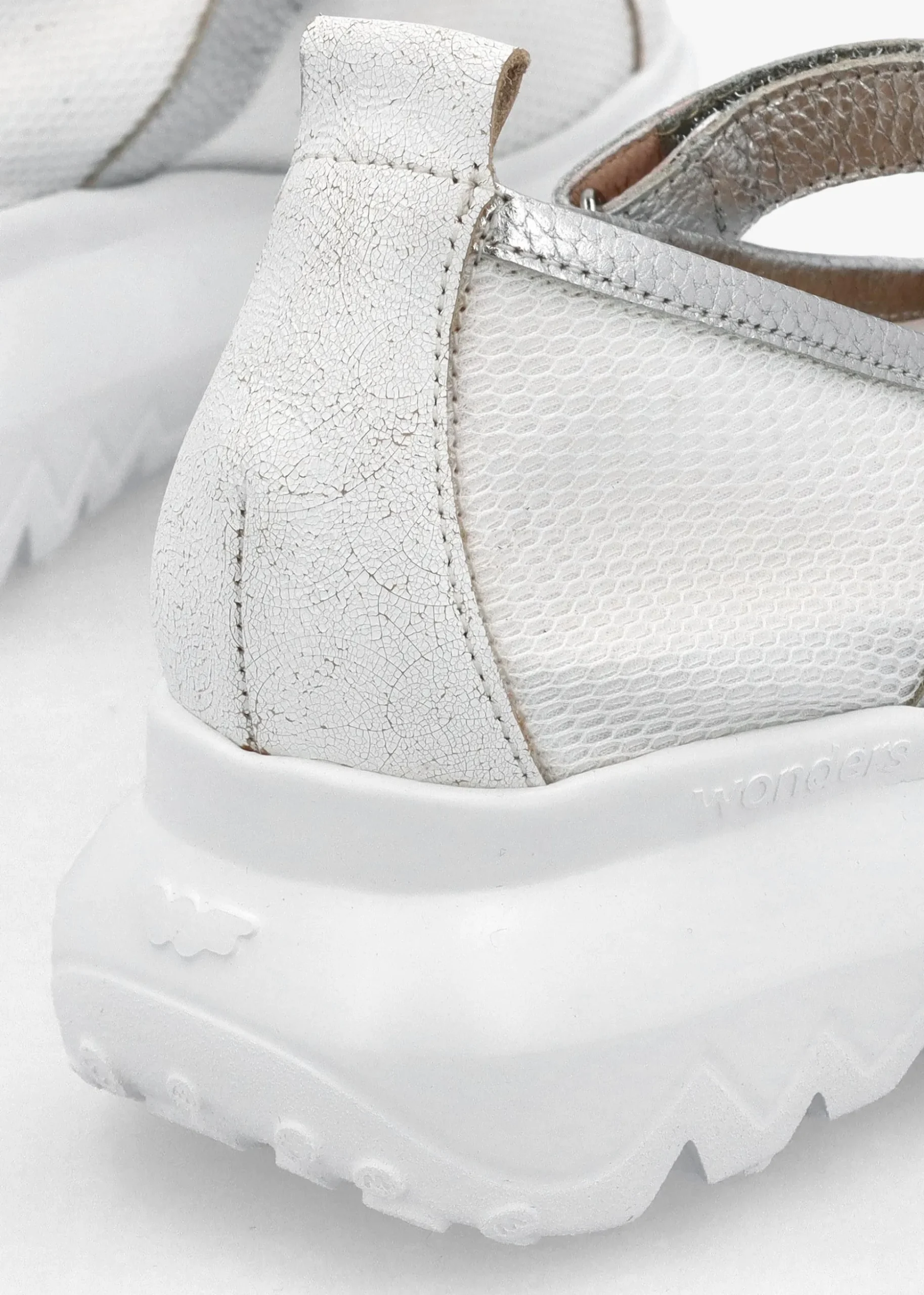 Isaura Off White Sporty Ballerina Pumps
