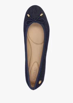 Jayna Blue Denim Ballet Pumps
