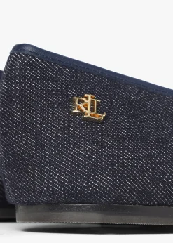 Jayna Blue Denim Ballet Pumps