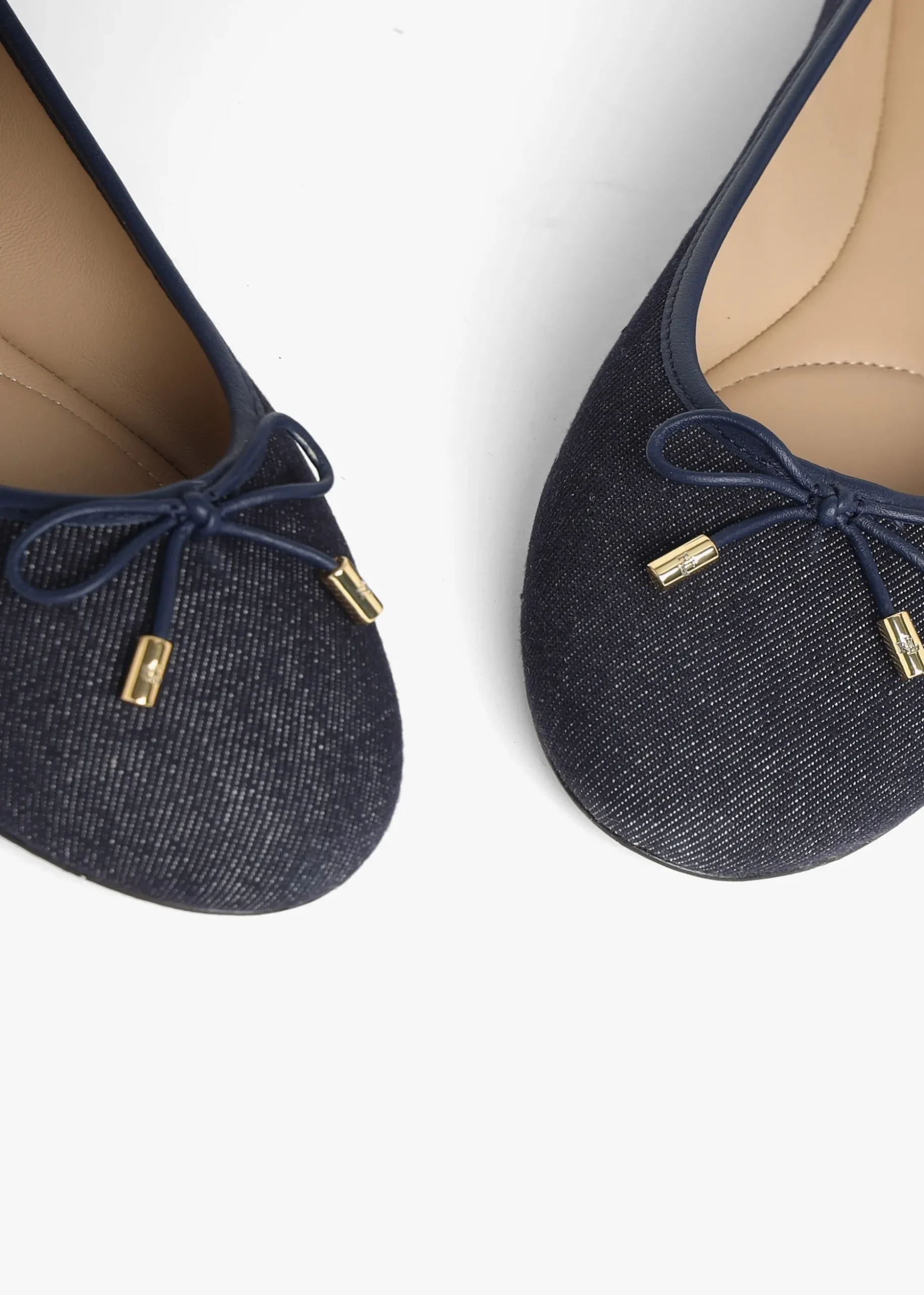 Jayna Blue Denim Ballet Pumps