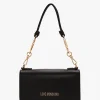 Jewel Flapover Nero Shoulder Bag