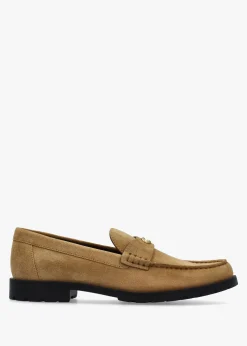 Jocelyn Lion Suede Loafers