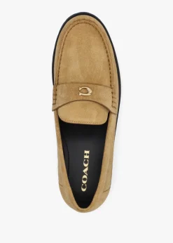Jocelyn Lion Suede Loafers