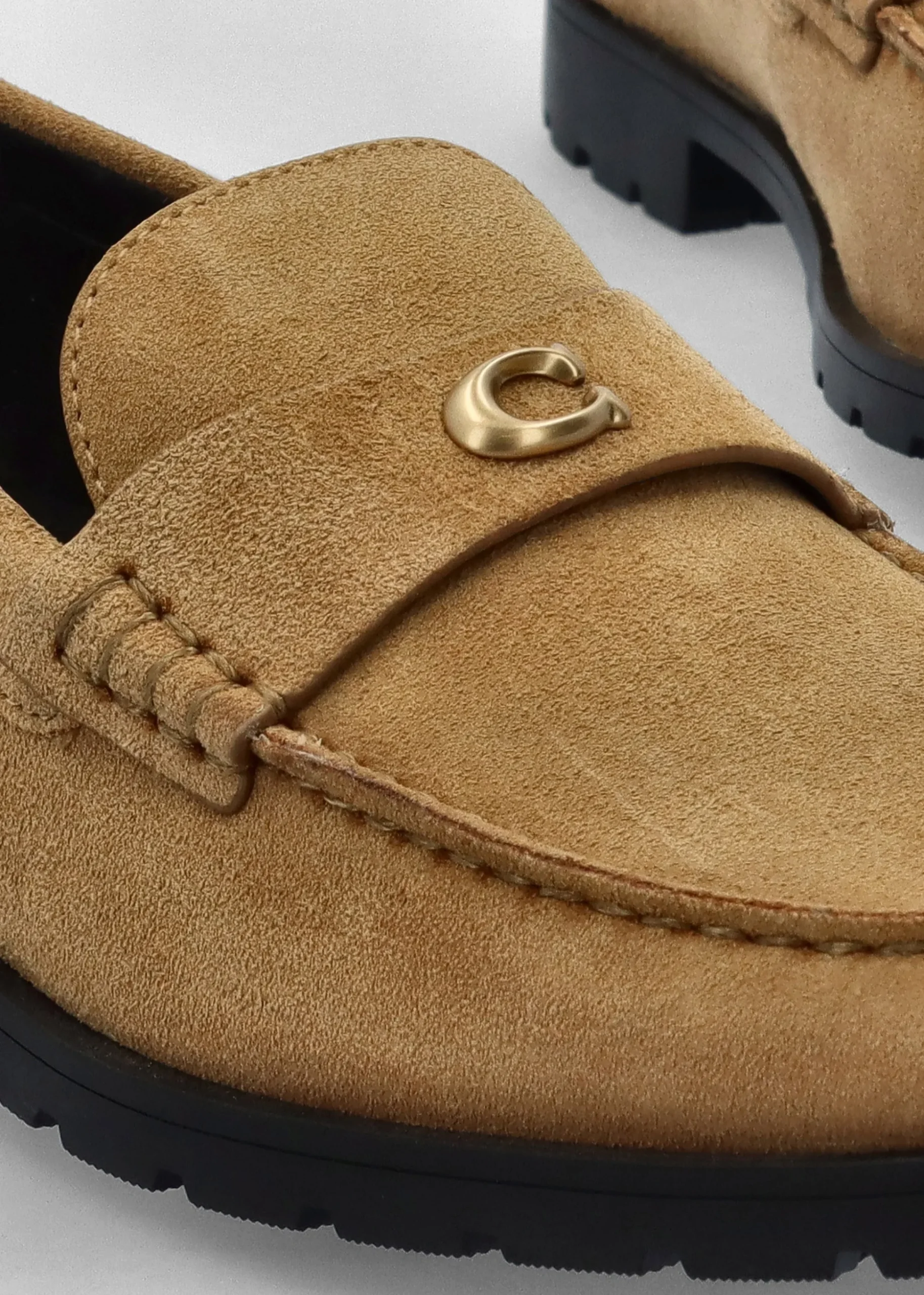 Jocelyn Lion Suede Loafers