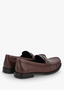 Jolene Maple Leather Loafers