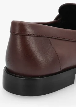 Jolene Maple Leather Loafers