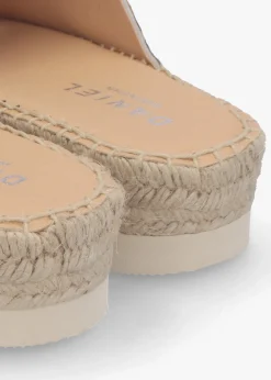 Jools Leopard Pony Hair Flatform Espadrille Mules