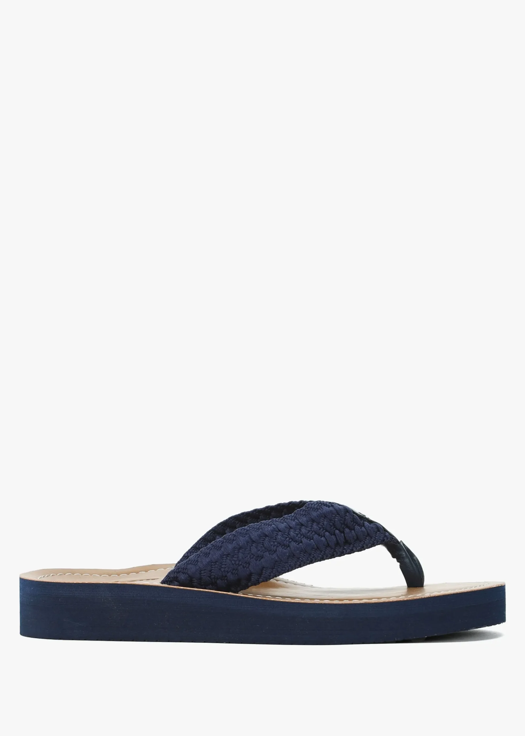 Kelburn Navy Toe Post Flip Flops