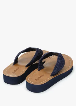 Kelburn Navy Toe Post Flip Flops