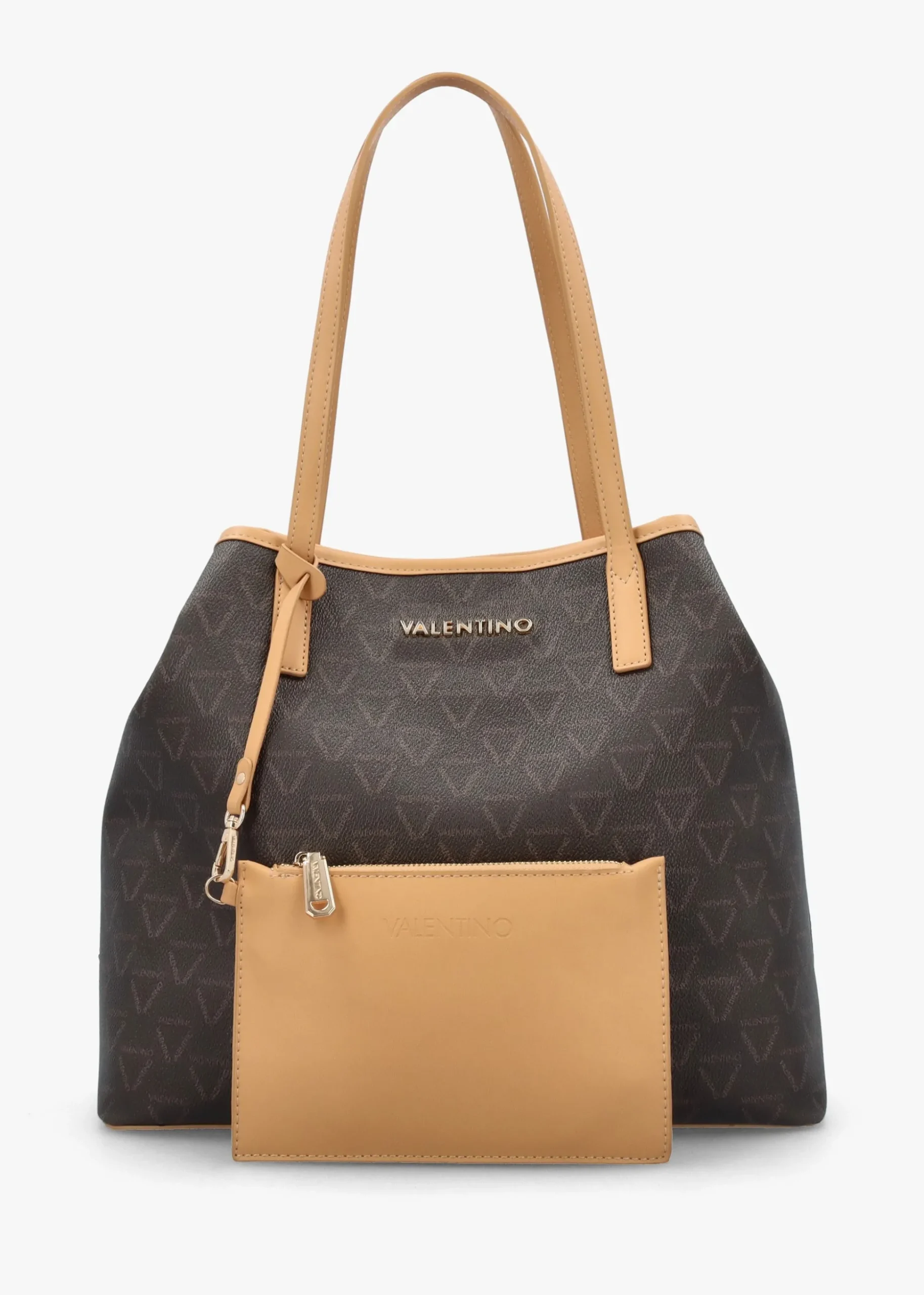 Lady Moro Natural Repeat Logo Shopper Bag