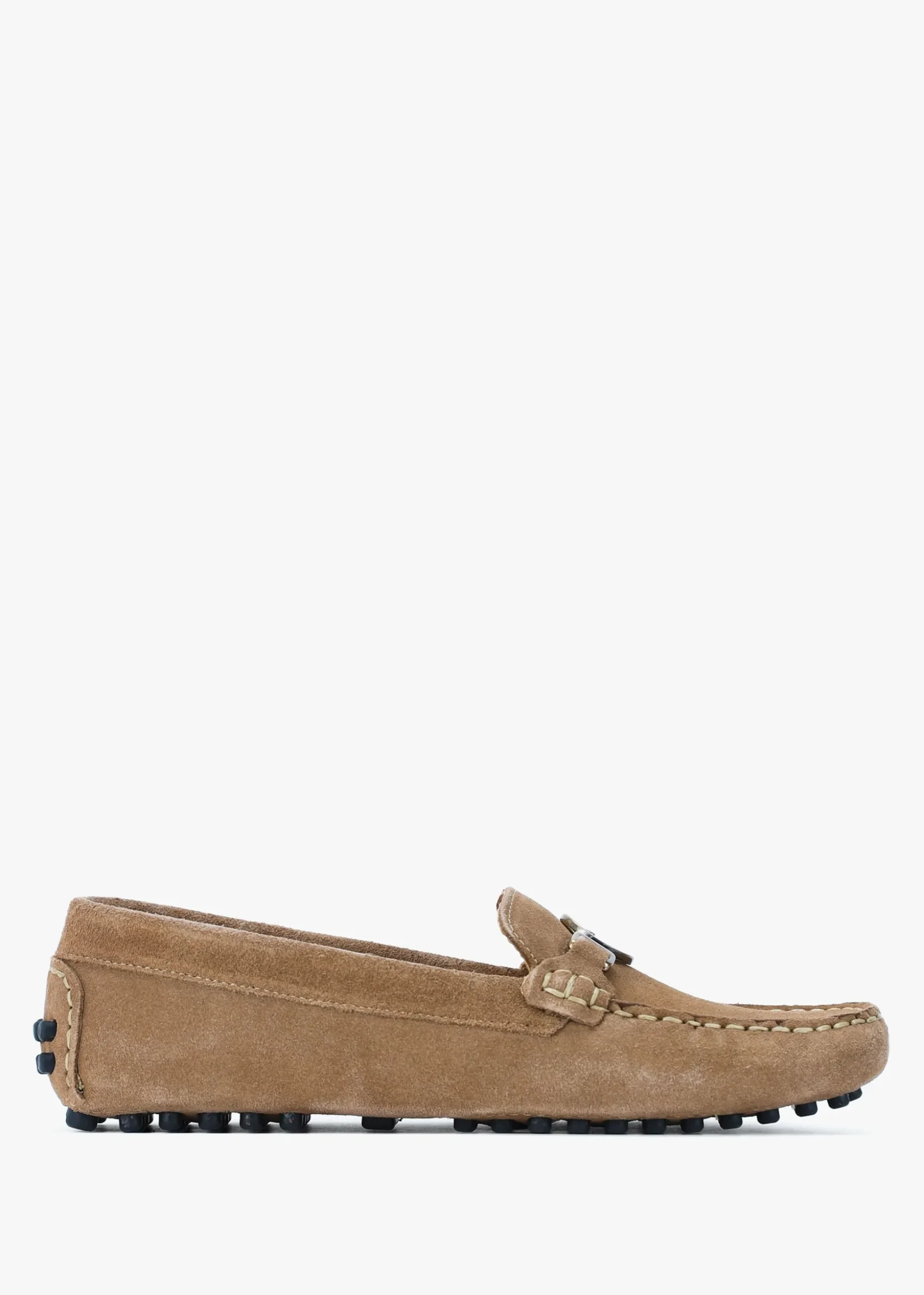 Laire Light Trench Suede Driving Loafers
