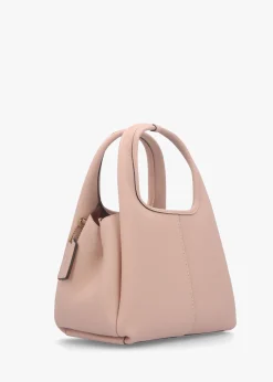 Lana 23 Cream Nude Leather Shoulder Bag