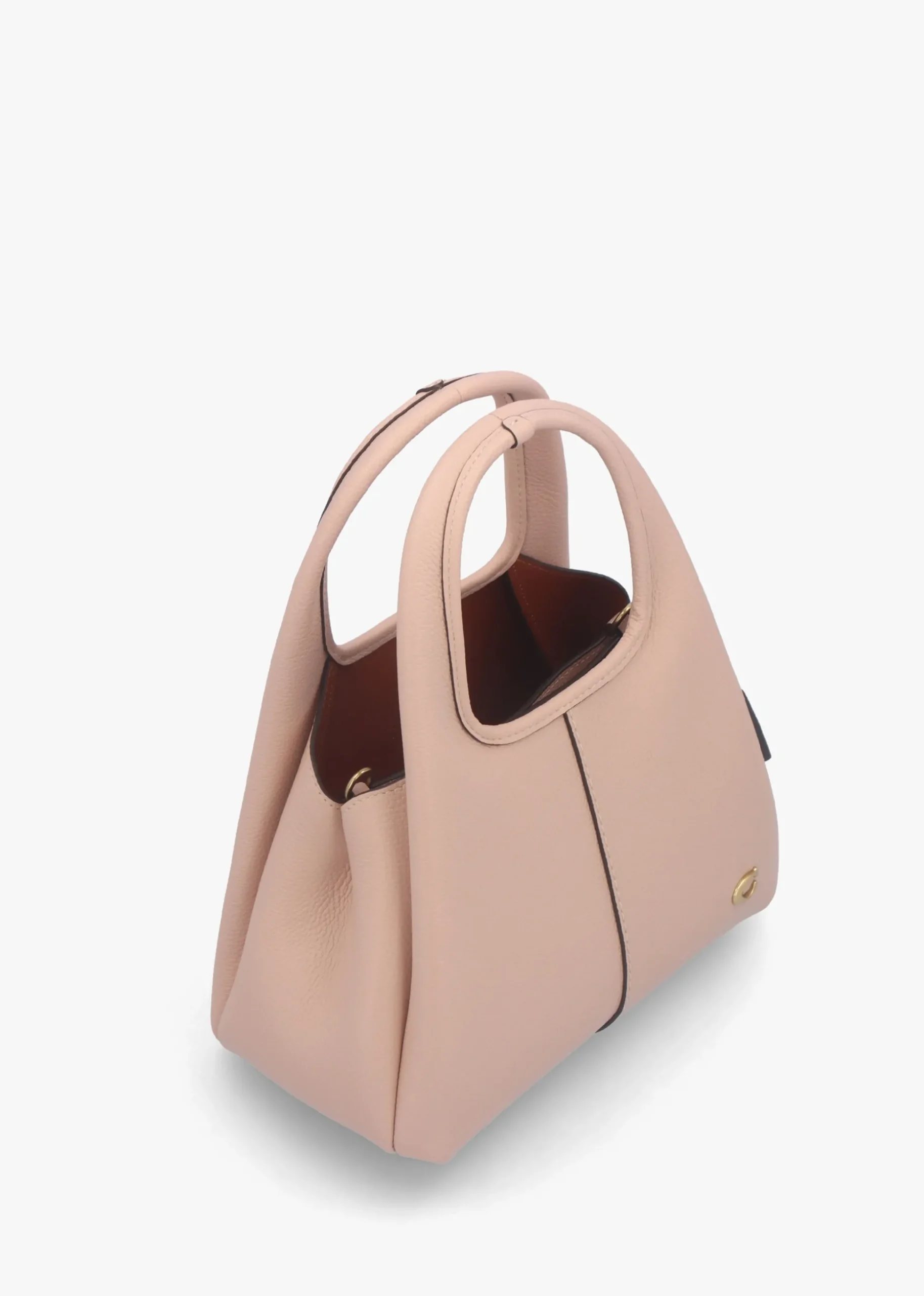 Lana 23 Cream Nude Leather Shoulder Bag