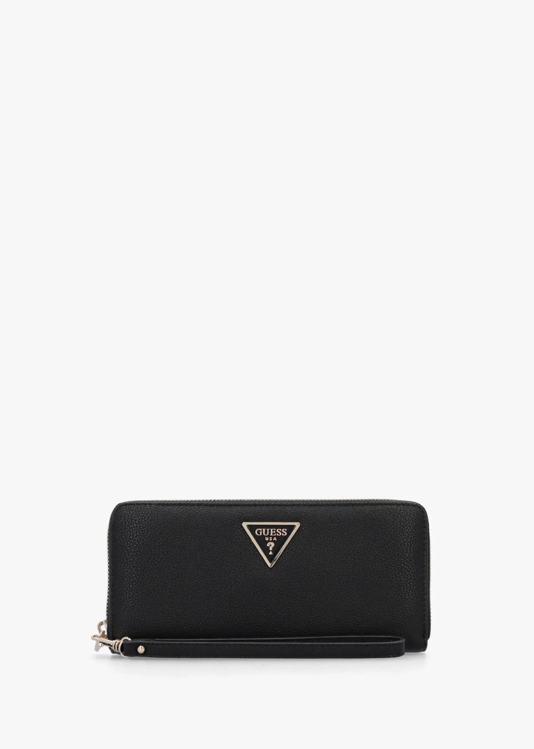Large Laurel Black Zip Around Wallet