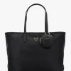 Large Power Play II Black Tech Tote Bag
