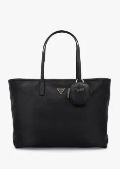 Large Power Play II Black Tech Tote Bag