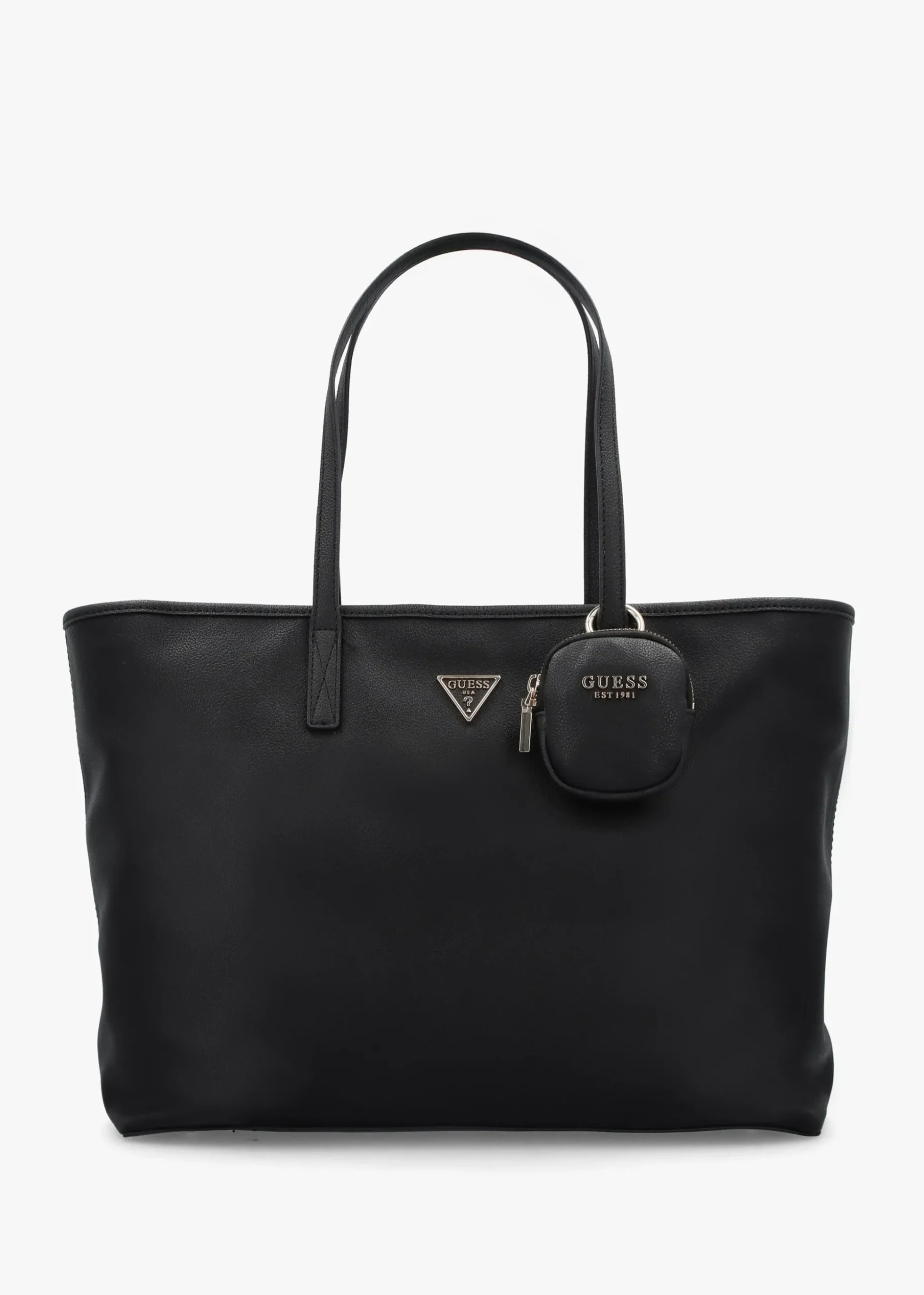 Large Power Play II Black Tech Tote Bag