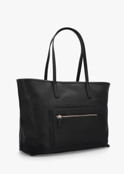 Large Power Play II Black Tech Tote Bag
