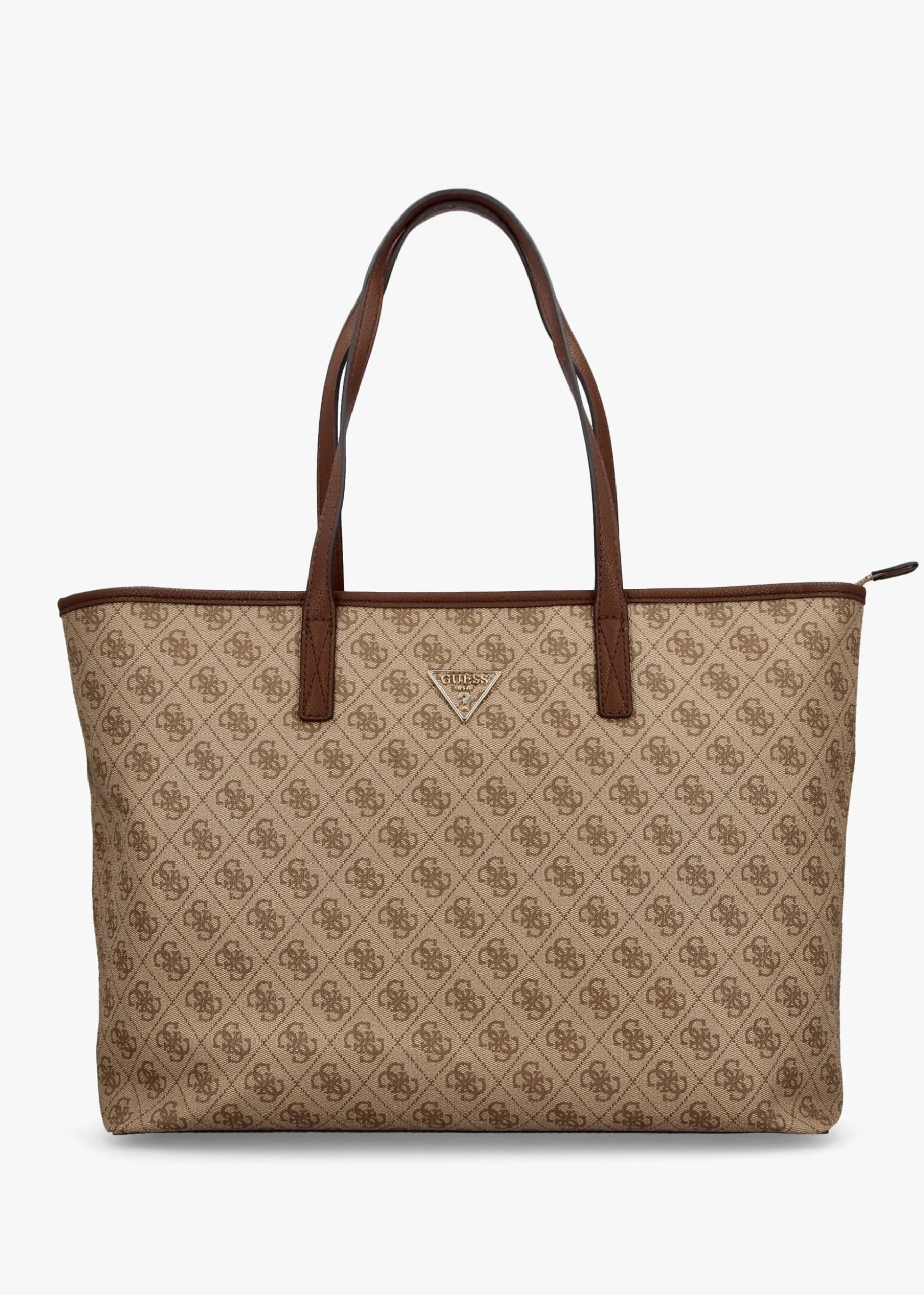 Large Power Play Latte Logo Tech Tote Bag