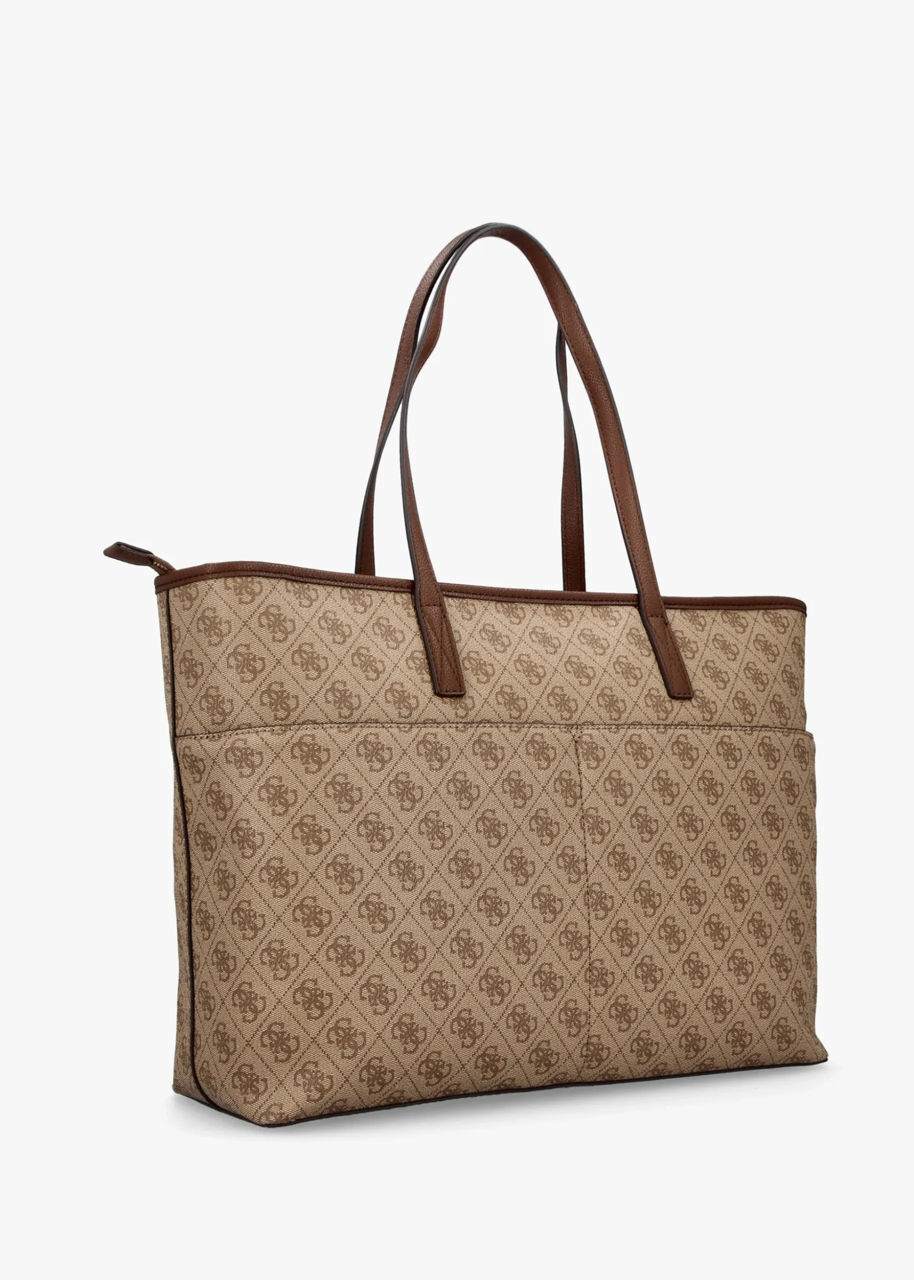 Large Power Play Latte Logo Tech Tote Bag
